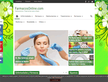 Tablet Screenshot of farmacosonline.com